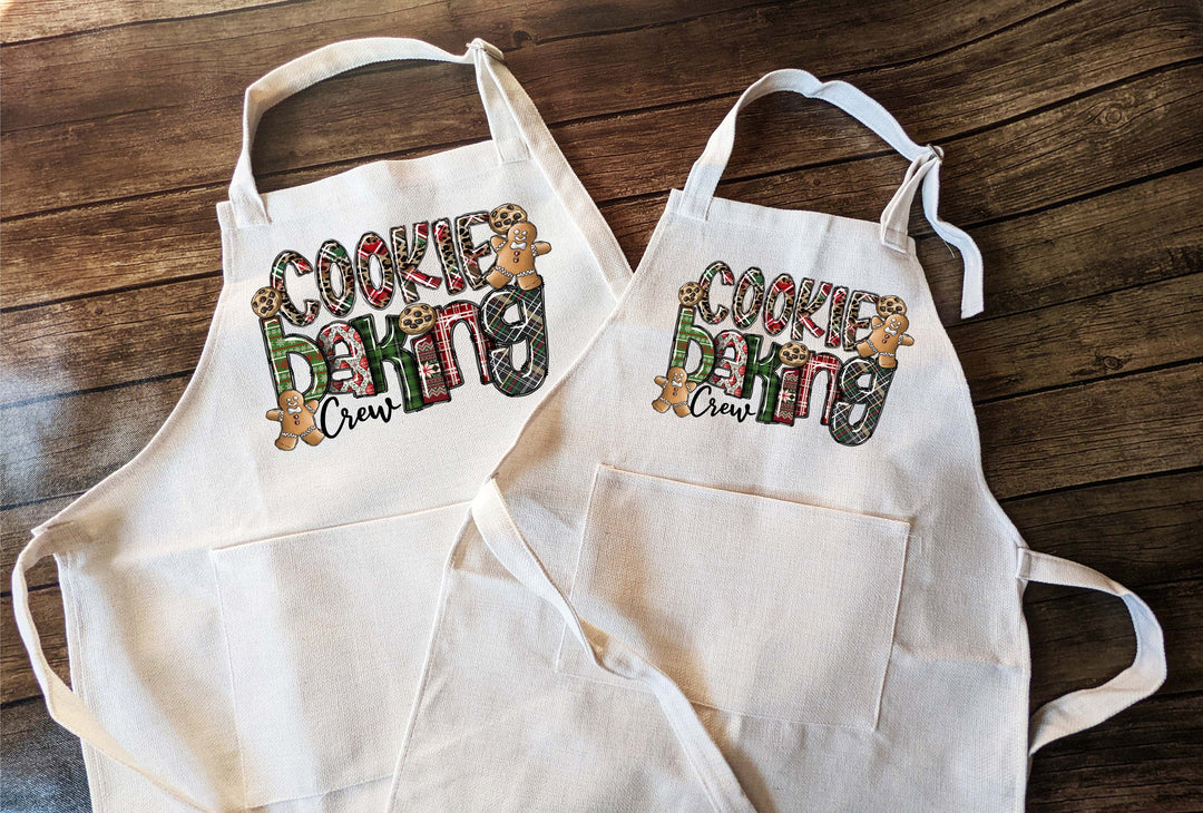 Holiday Baking Aprons Christmas Aprons Family Baking Crew Apron