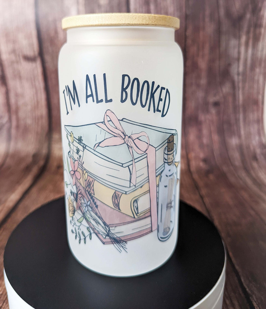 I Am All Booked Iced Coffee Cups Book Lover Tumbler Gift