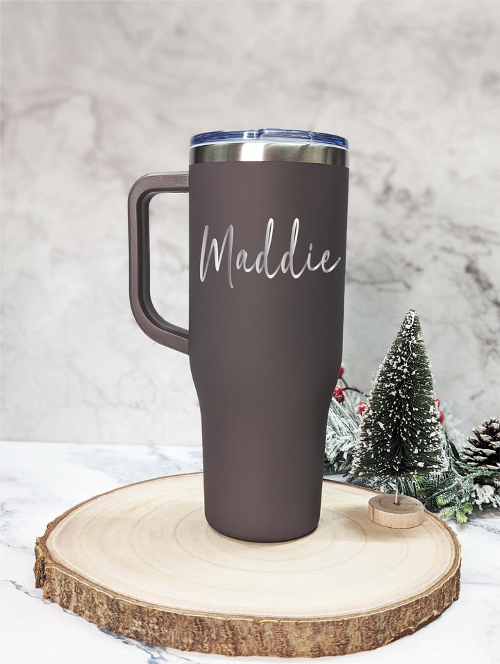 Personalized Laser Engraved Tumbler 40oz Custom Travel Cup