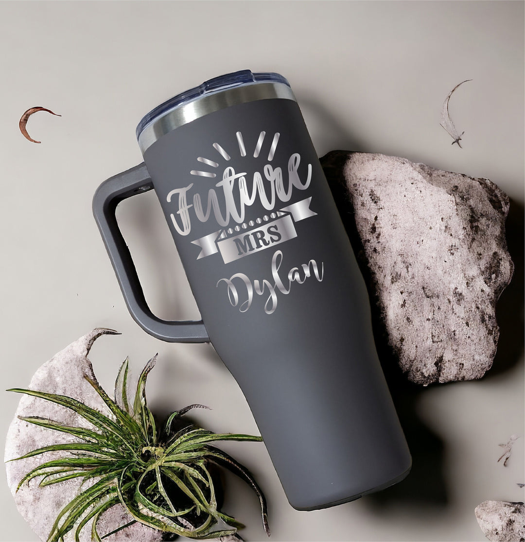 Future Mrs Stainless Steel Tumbler Personalized Gift 40 oz