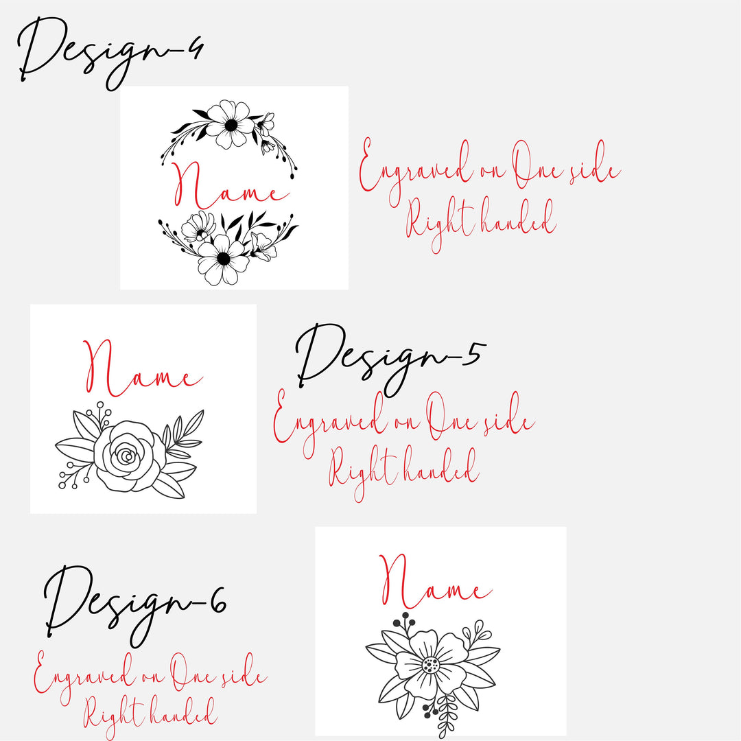 Personalized Engraved Tumbler 40 oz Floral Cup Gift