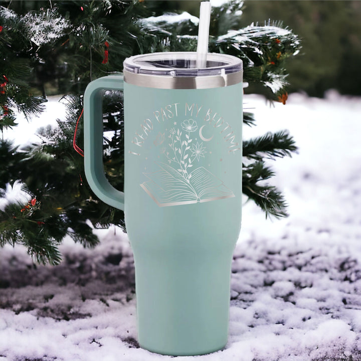 Book Lover Gift Tumbler 40 Oz With Lid Reader Girl Gift