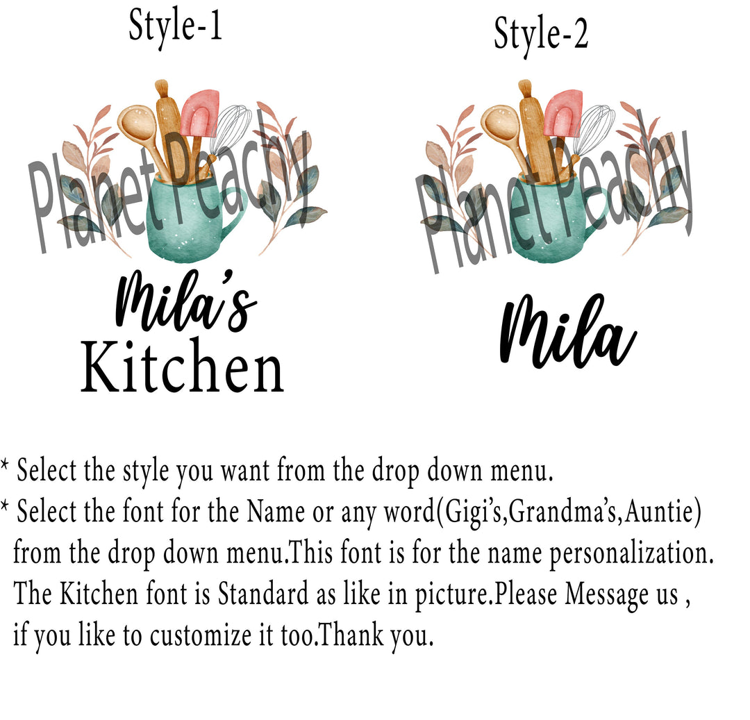 Personalized Apron For Kids Adult With Pocket Baking Apron