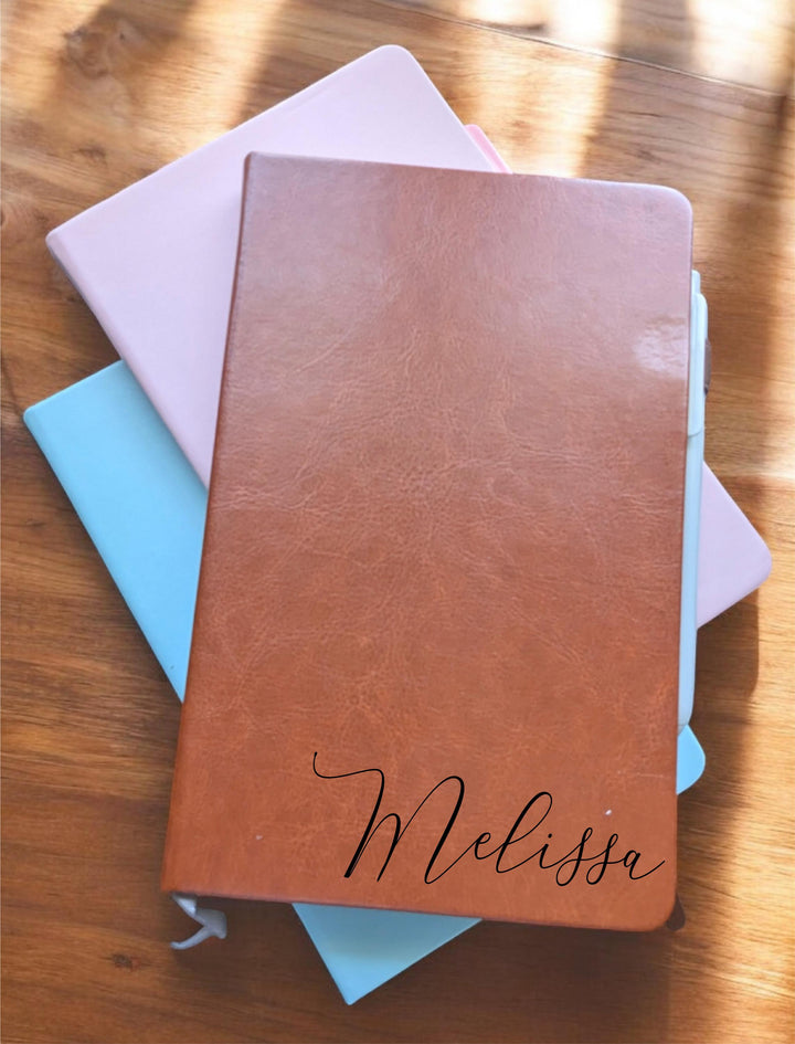 Personalized Notebook Hardback Travel Journal with Name