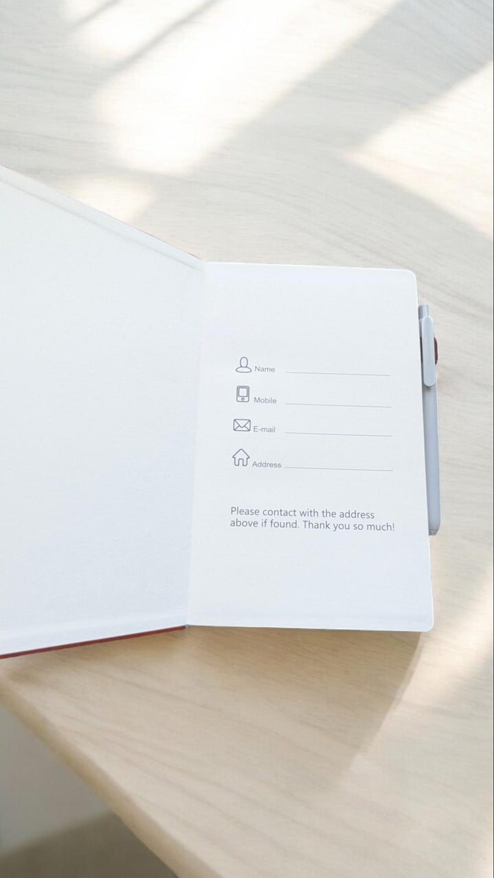 Personalized Notebook Hardback Travel Journal with Name