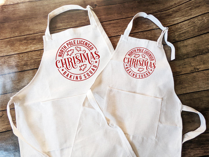 Christmas Baking Co Cooking Apron for Women Holiday Baking