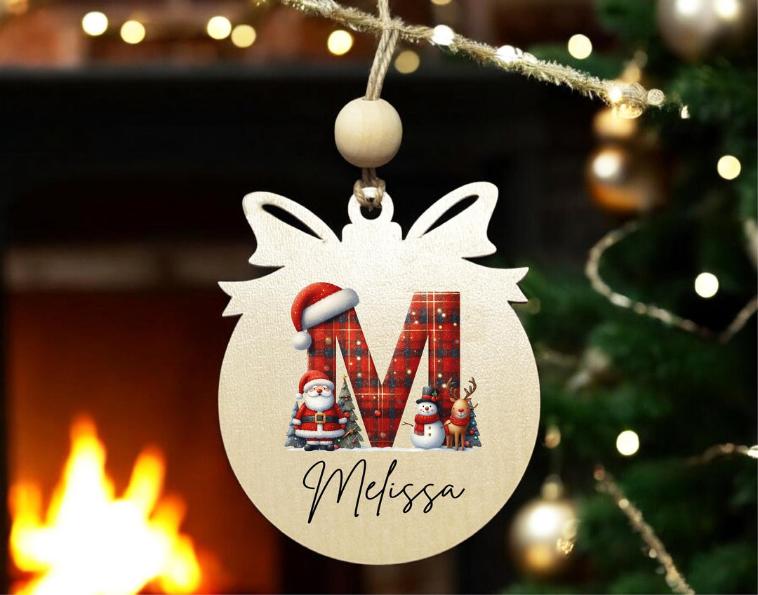 Customized Family Name Christmas Ornament Personalized Tree Ornament Perfect Holiday Décor