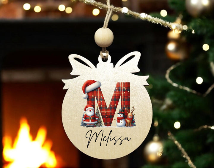 Customized Family Name Christmas Ornament Personalized Tree Ornament Perfect Holiday Décor