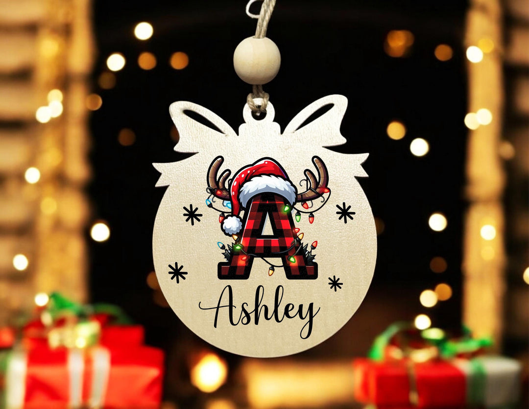 Personalized Family Name Ornament | Custom Tree Ornament
