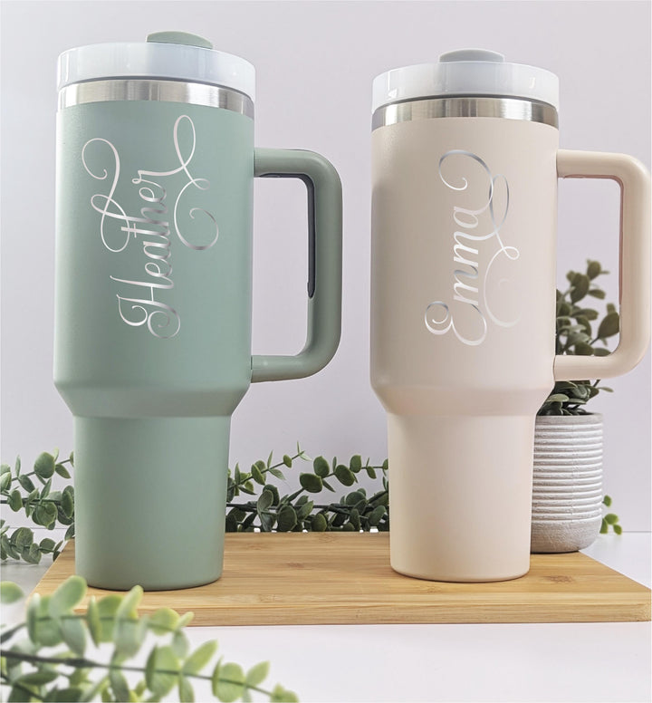 Personalized Cup 40 Oz Gift Tumbler for Birthday Girls