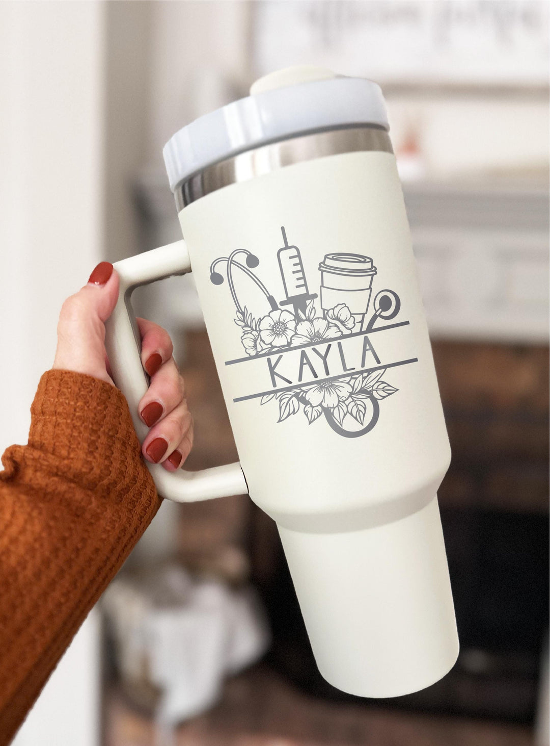 Personalized Doctor Gift Tumbler 40 oz Med Student Cup