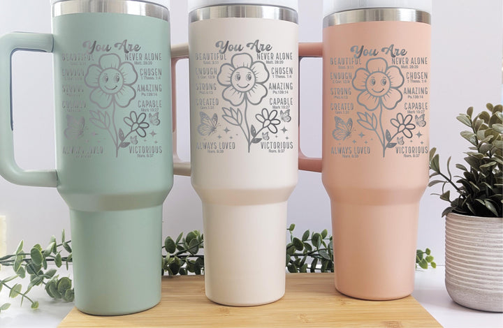 Bible Verse Christian Gifts 40 Oz Christian Cup with Handle