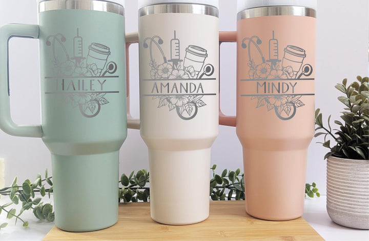 Personalized Doctor Gift Tumbler 40 oz Med Student Cup
