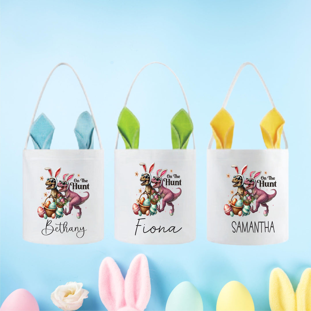 Egg Hunt First Easter Treat Bag with Bunny Ear Design