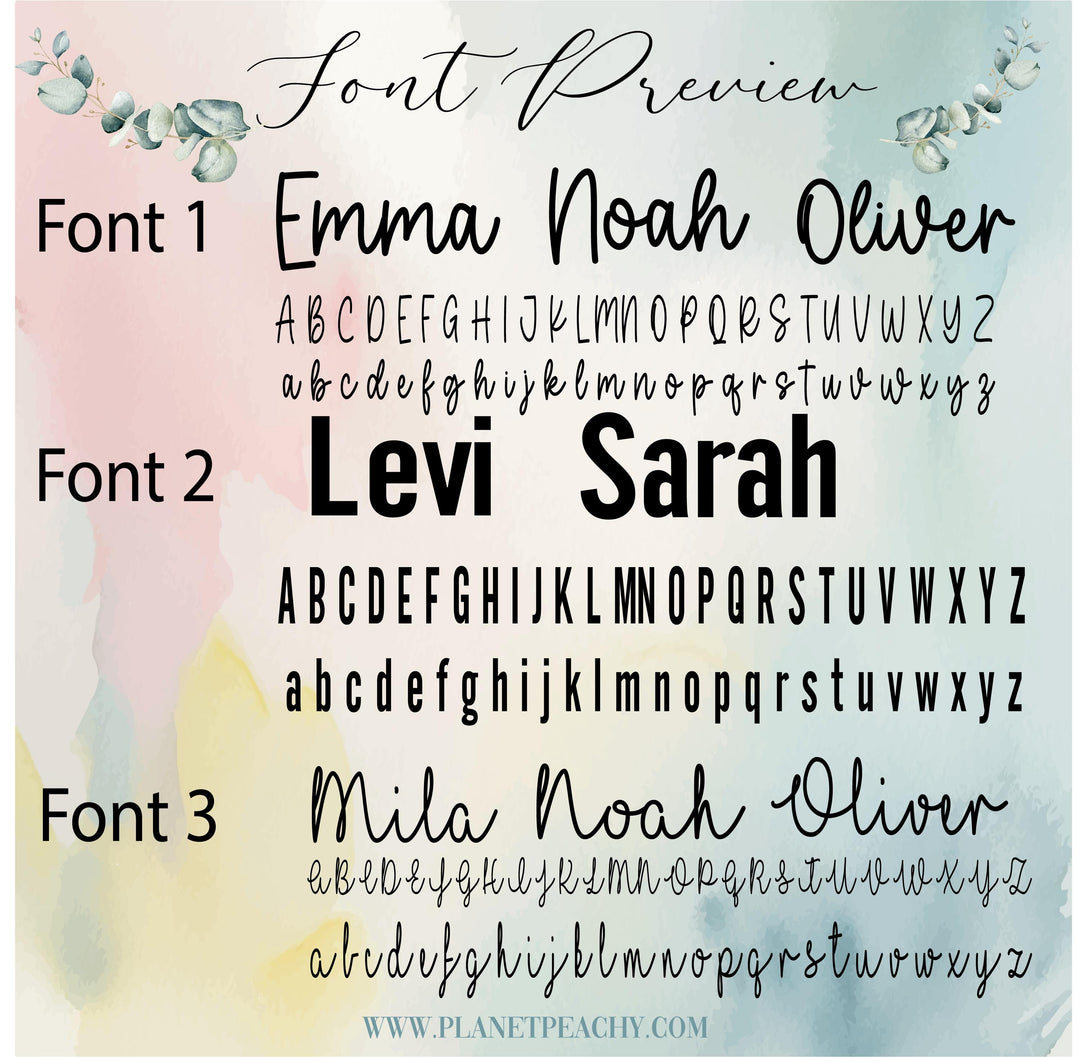 Grandma's Garden Birth Month Flower Keepsake Gift for Mom