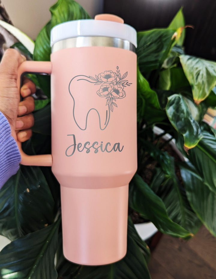 Personalized Dental Hygiene Gift Cup for Nurses and Assistants