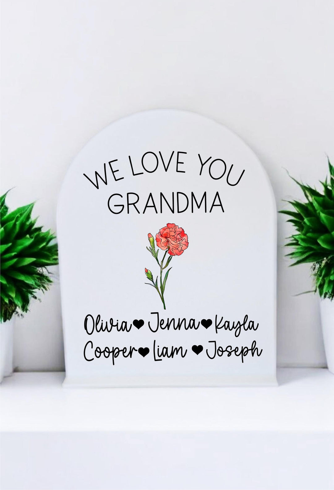 Birth Flower Gift Mothers Day Keepsake Custom Mom Gift