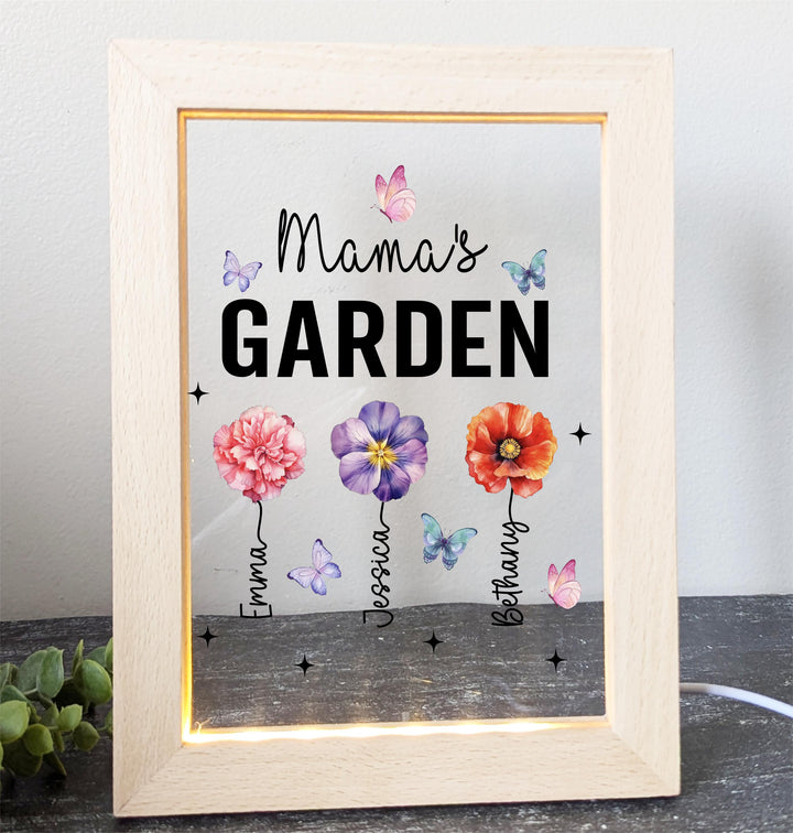 Birth Month Flower Gifts Acrylic Night Light Home Decor