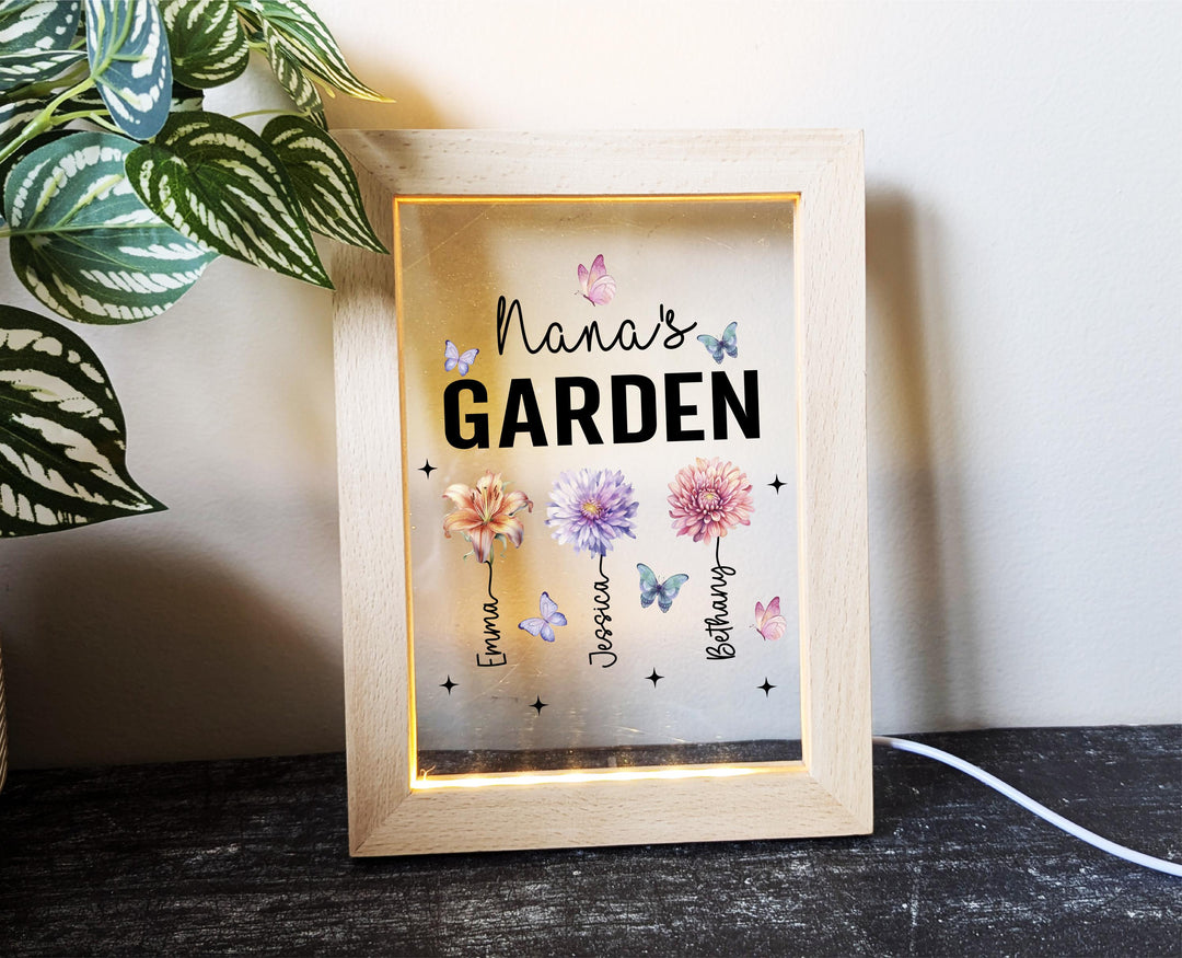 Birth Month Flower Gifts Acrylic Night Light Home Decor