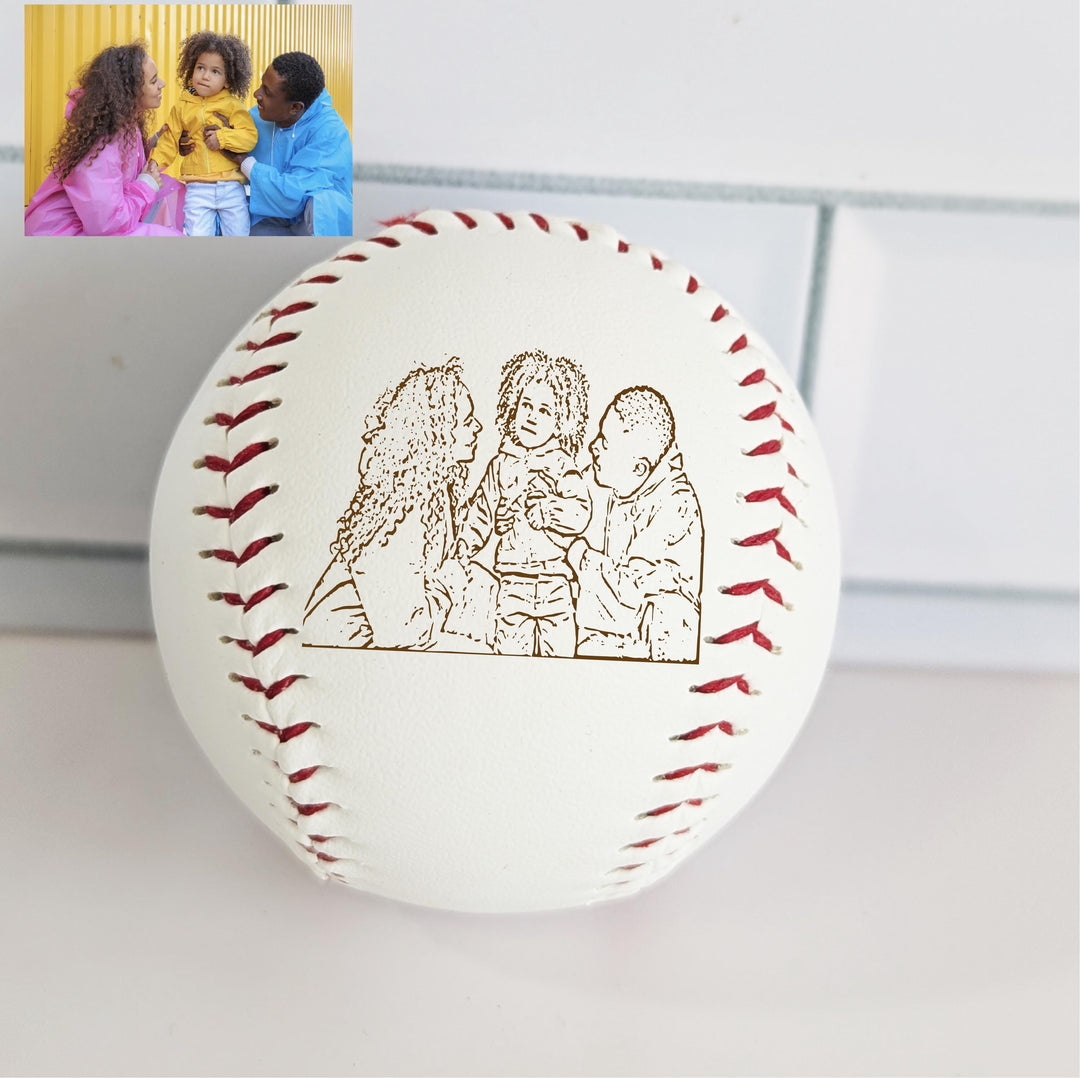 Personalized Fathers Day Gift for Dad Engraved Baseball