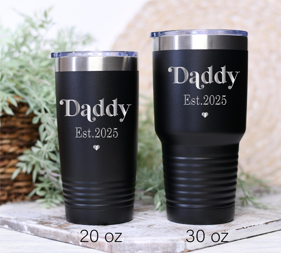 Dad cup Personalized gift with kids name Custom Papa cup Fathers day gift tumbler Grandpa birthday gift dad from kids
