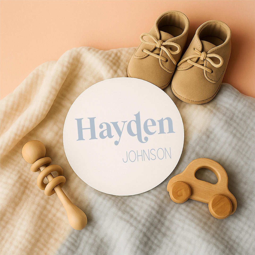 Custom Baby Birth name Sign Acrylic New born name Announcement Plaque newborn name photo prop Baby Shower Gift Birth Announcement Sign
