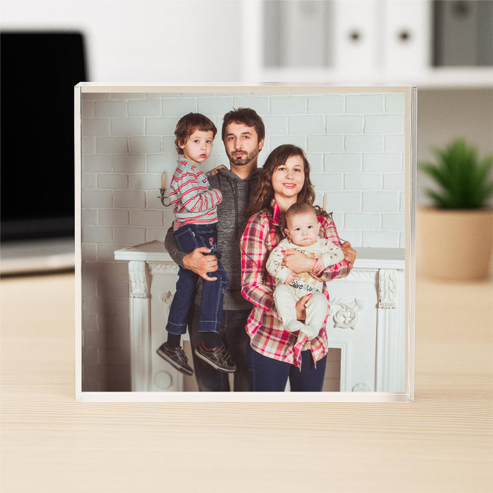 Personalized photo gifts Acrylic Block Work table gift idea Gifts Custom keepsake photo prints Home decor Pet photo gift Graduation gift