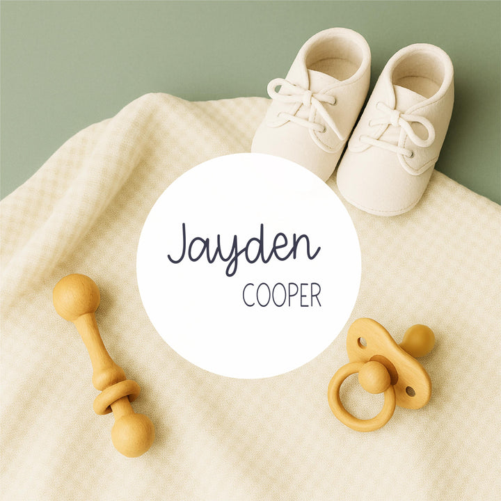 Personalized Newborn Gift – Nursery Wall Art for Girls – Baby Shower Keepsake – New born Name Reveal Print -Custom Baby Name Sign