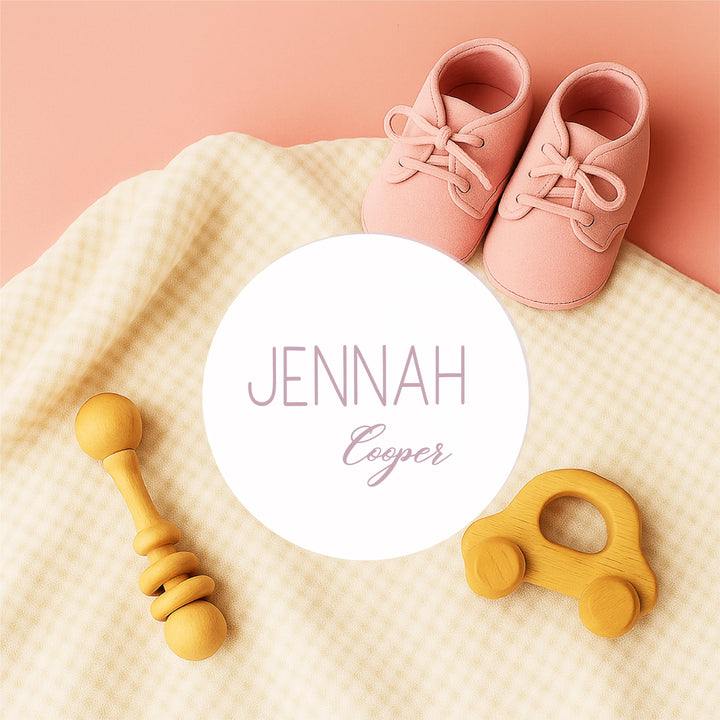 Personalized Newborn Gift – Nursery Wall Art for Girls – Baby Shower Keepsake – New born Name Reveal Print -Custom Baby Name Sign
