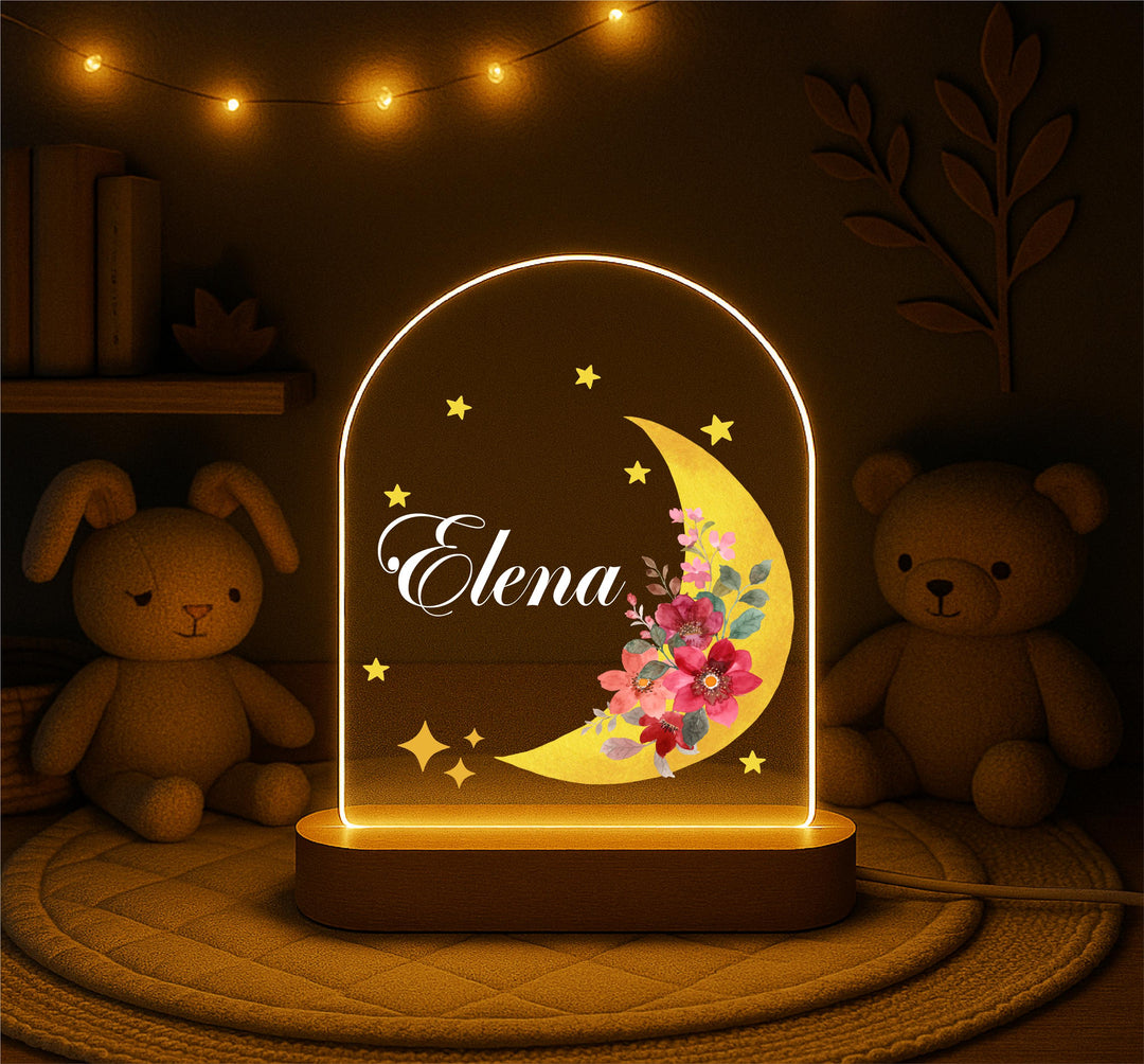 Custom LED Lamp for Kids birthday Gifts for Kids Bedroom Nursery Table Light Unique Room Decor Nightlight for Girl Kids Night Light Gift