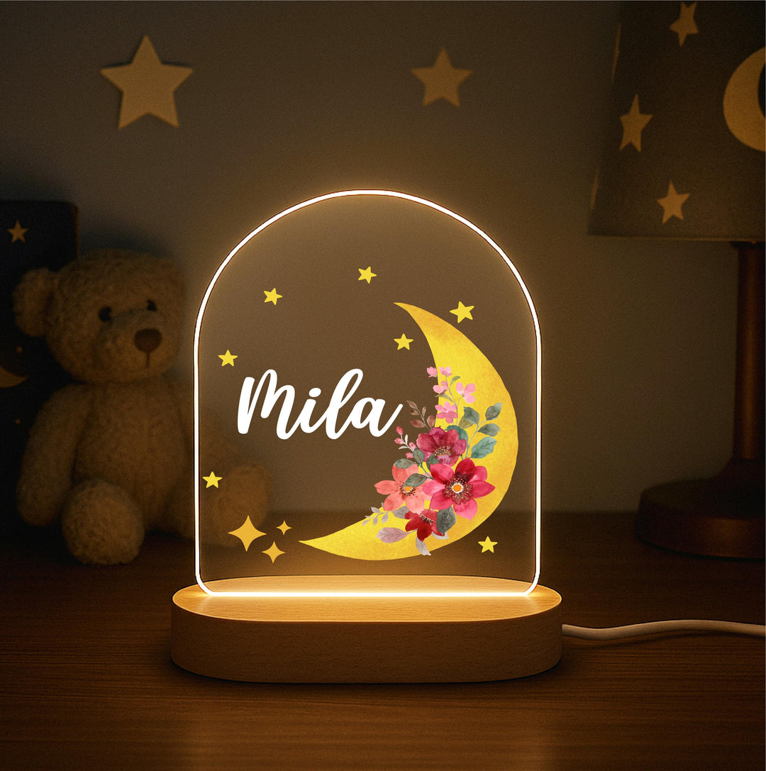Custom LED Lamp for Kids birthday Gifts for Kids Bedroom Nursery Table Light Unique Room Decor Nightlight for Girl Kids Night Light Gift