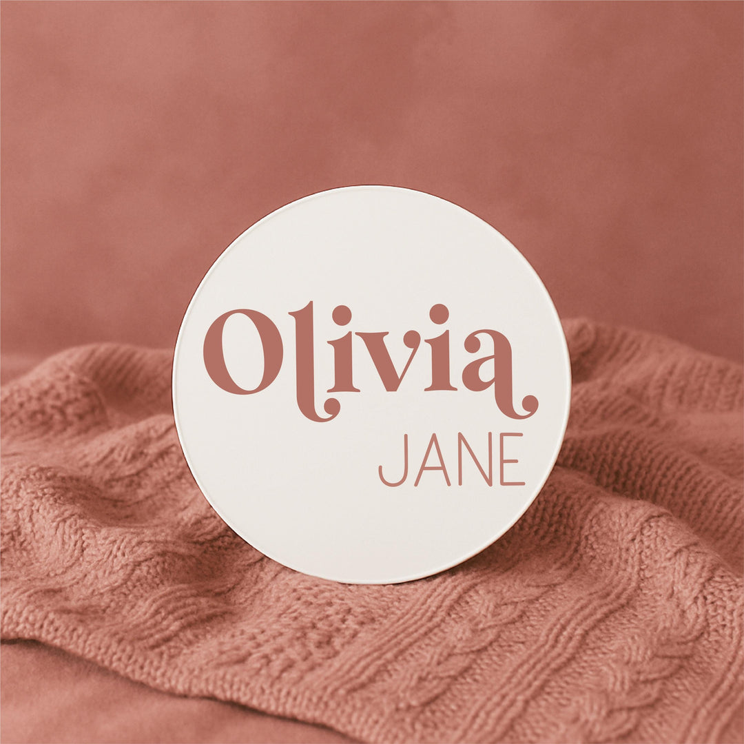 Custom Baby Birth name Sign Acrylic New born name Announcement Plaque newborn name photo prop Baby Shower Gift Birth Announcement Sign