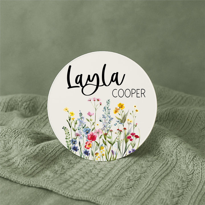 Custom Baby Birth name Sign Acrylic New born name Announcement Plaque newborn name photo prop Baby Shower Gift Birth Announcement Sign