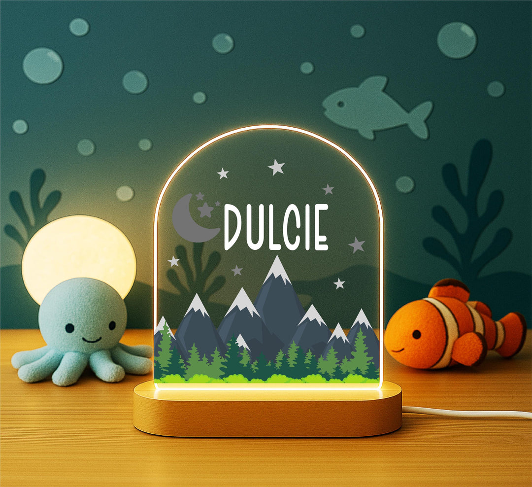 Personalized Astronaut Galaxy Night Light: Custom Nursery Decor