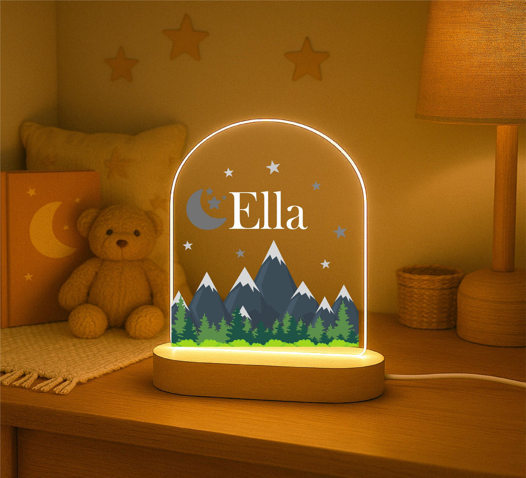 Personalized Astronaut Galaxy Night Light: Custom Nursery Decor