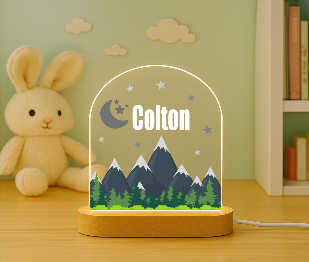 Personalized Astronaut Galaxy Night Light: Custom Nursery Decor