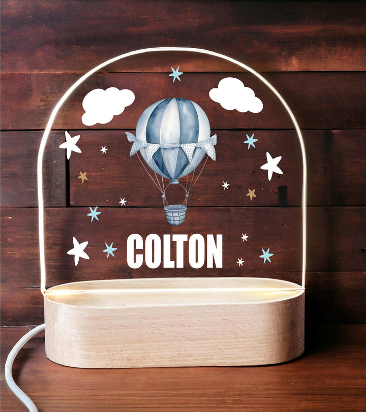 Personalized Acrylic Night Light Unique Gift for Baby Boys