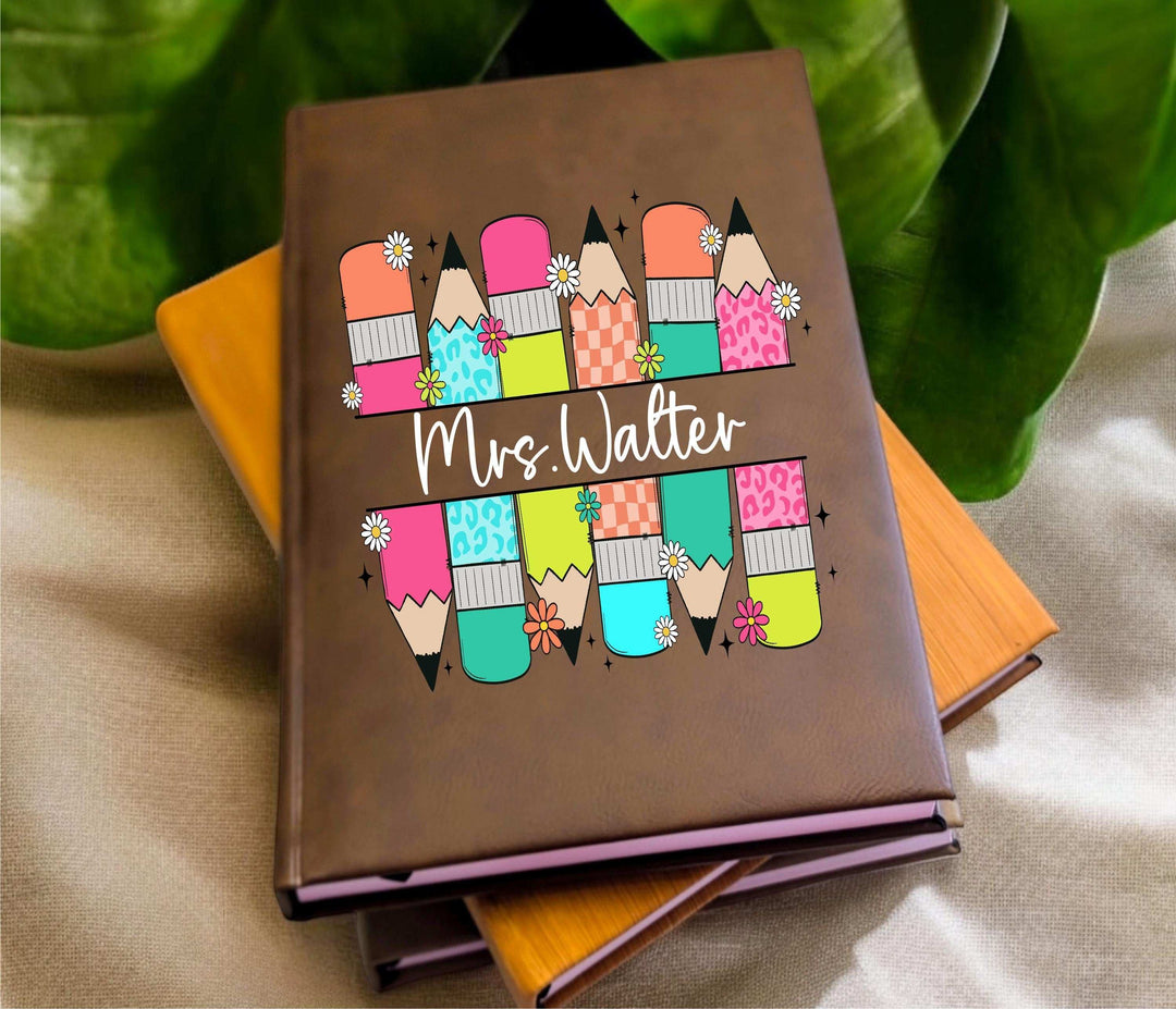 Personalized Teacher Gift Journal Custom Note Book Ideas