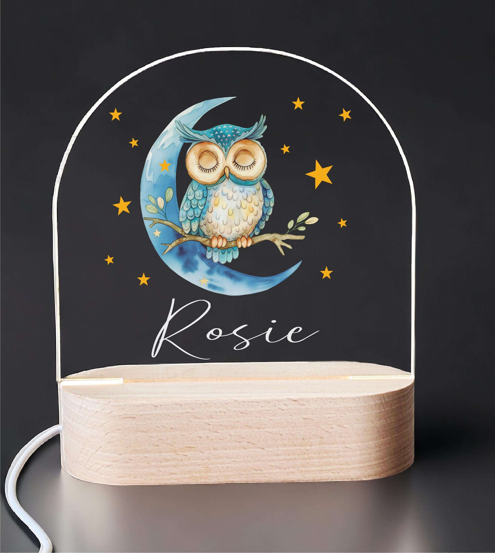 Custom Baby Gift Acrylic Light Baby Boy Nursery Decor