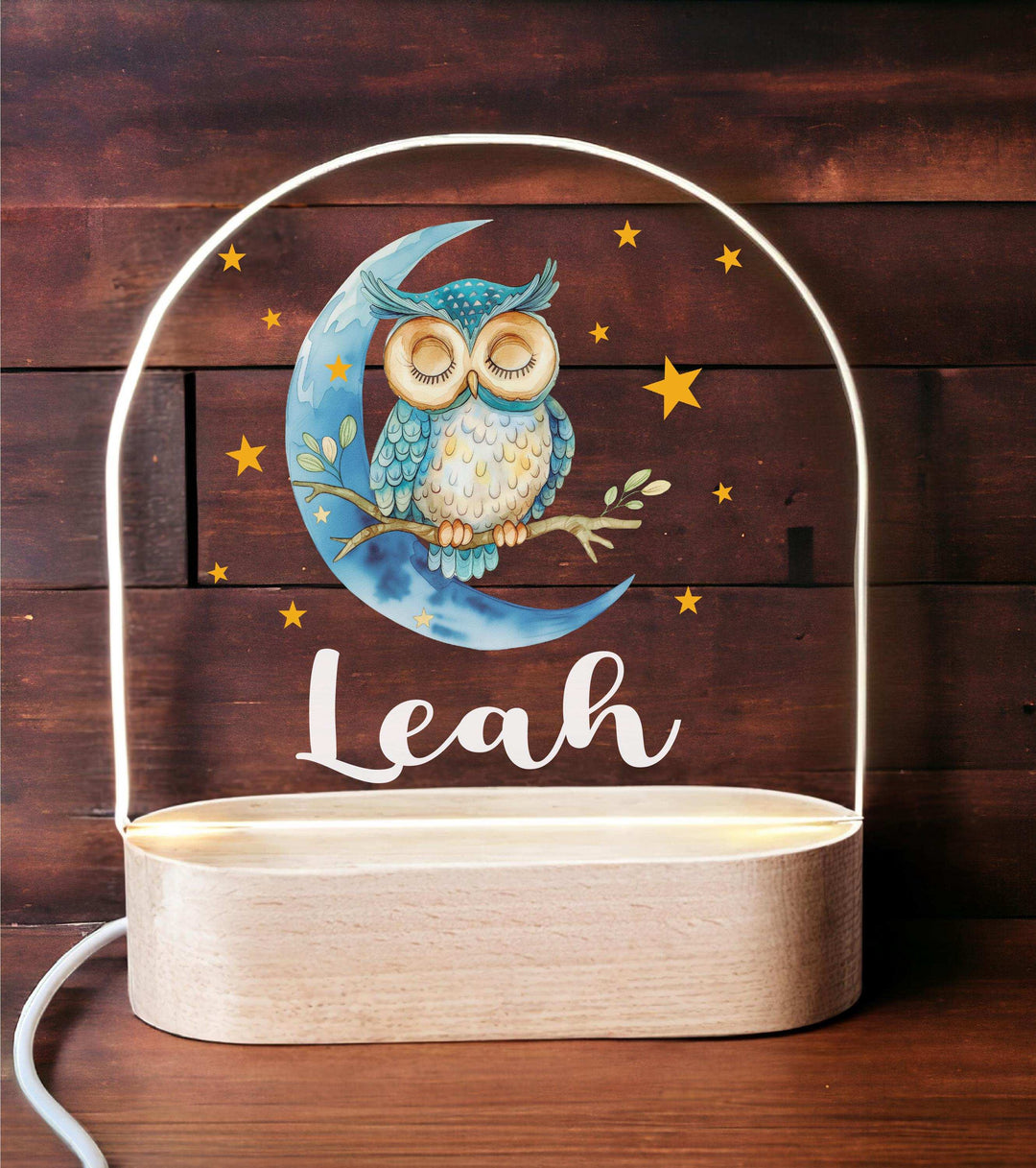 Custom Baby Gift Acrylic Light Baby Boy Nursery Decor