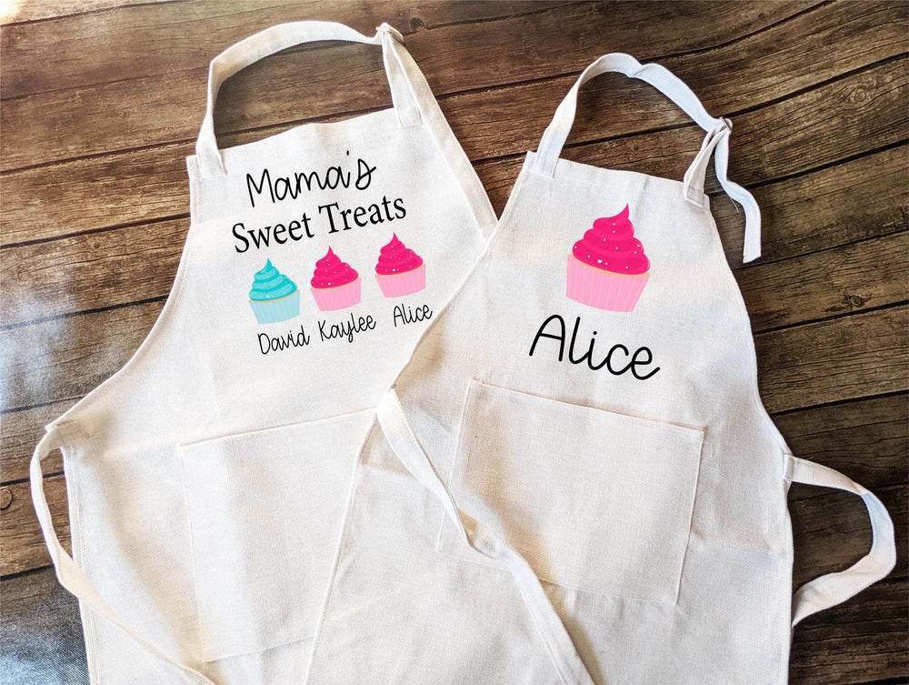 Gifts For Her Apron Personalized Mommy And Me Baking Set