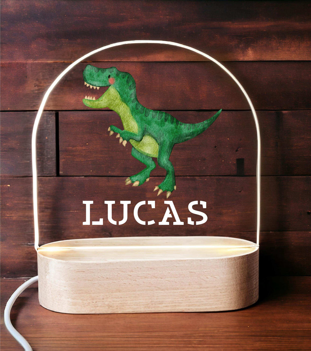 Kids Christmas Gift Ideas Dinosaur Night Light Custom Decor