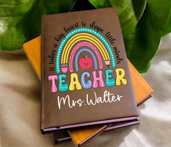 Personalized Teacher Gift Journal Custom Note Book Ideas