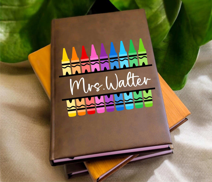 Personalized Teacher Gift Journal Custom Note Book Ideas