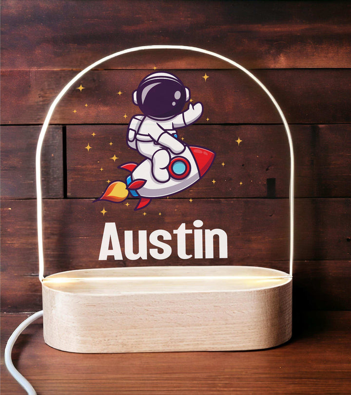 Custom Astronaut Baby Gift Acrylic Light for Kids Room