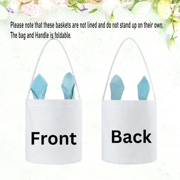 Girls Easter Bag For Kids Personalized Bunny Ear Bag