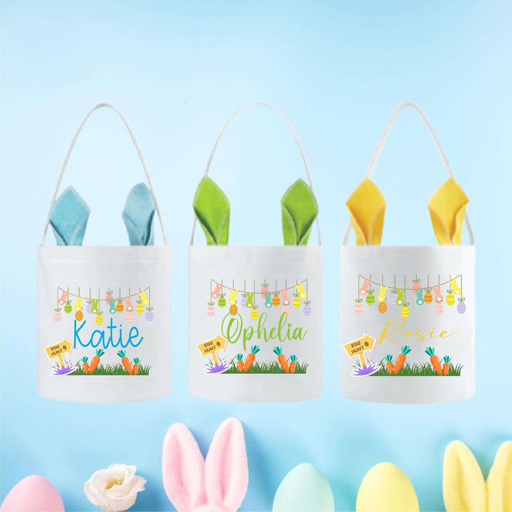 Easter Gifts For Kids Personalized Vintage Bunny Bag