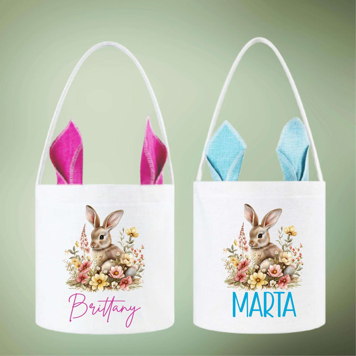 Easter Gifts For Kids Personalized Vintage Bunny Bag