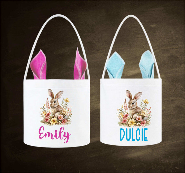 Easter Gifts For Kids Personalized Vintage Bunny Bag