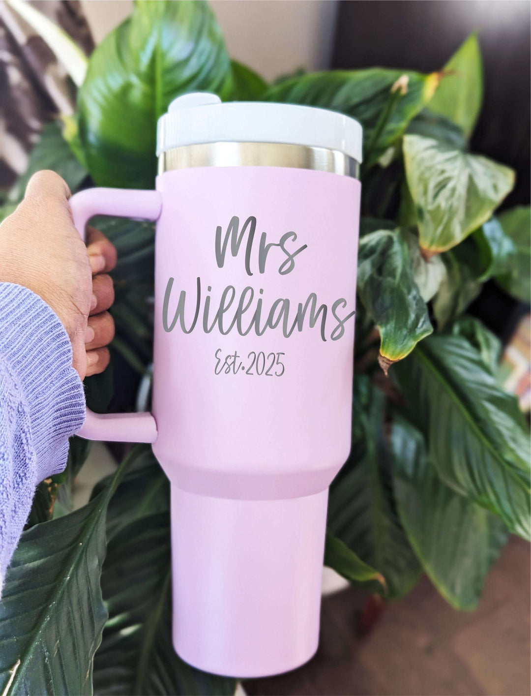 Bridal Shower Gift Personalized Mrs Gifts Cup 40 oz Tumbler